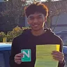 Happy Right of Way driving student