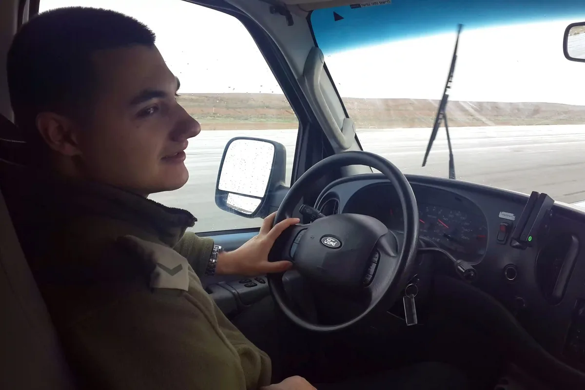 Sergey as a fire-truck driver instructor