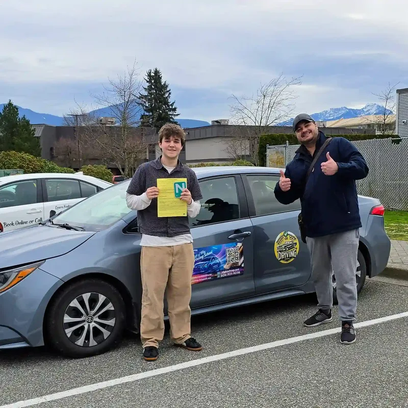 Right of Way teen student earned their N license in Chilliwack